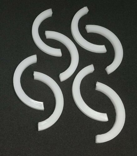 B&Z Heatproof Plastic CAPS Radiator Brackets Inserts Heat Guard Heat P ...